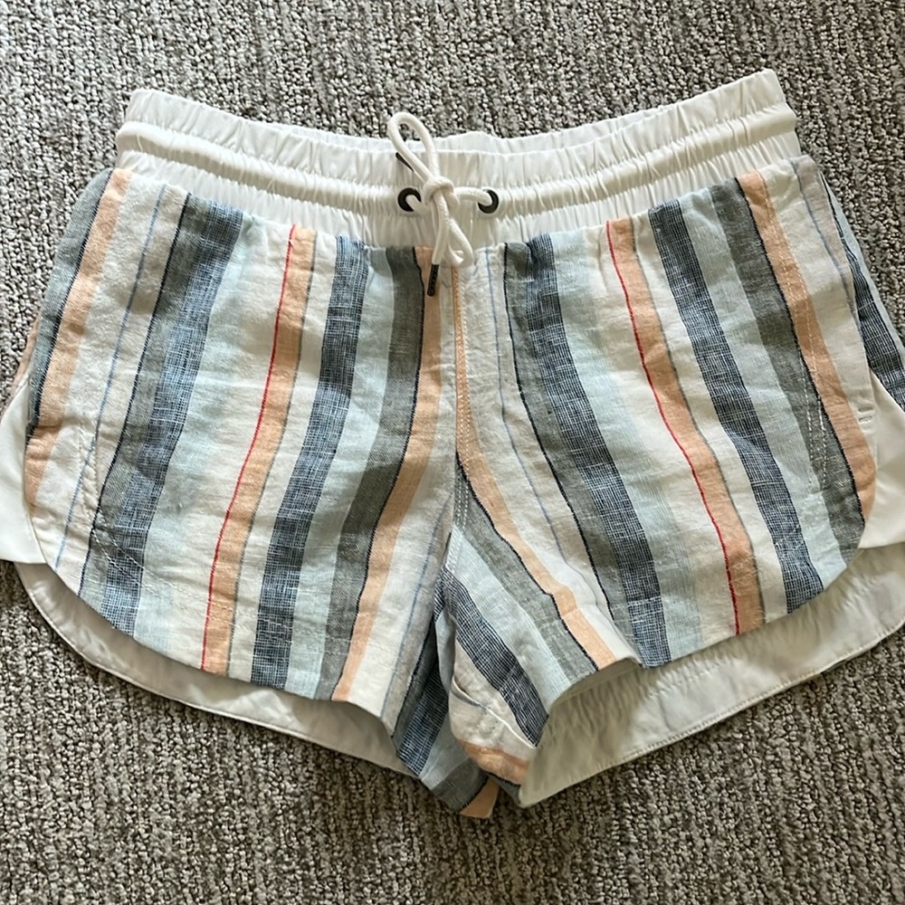 Athleta linen shorts size 2
